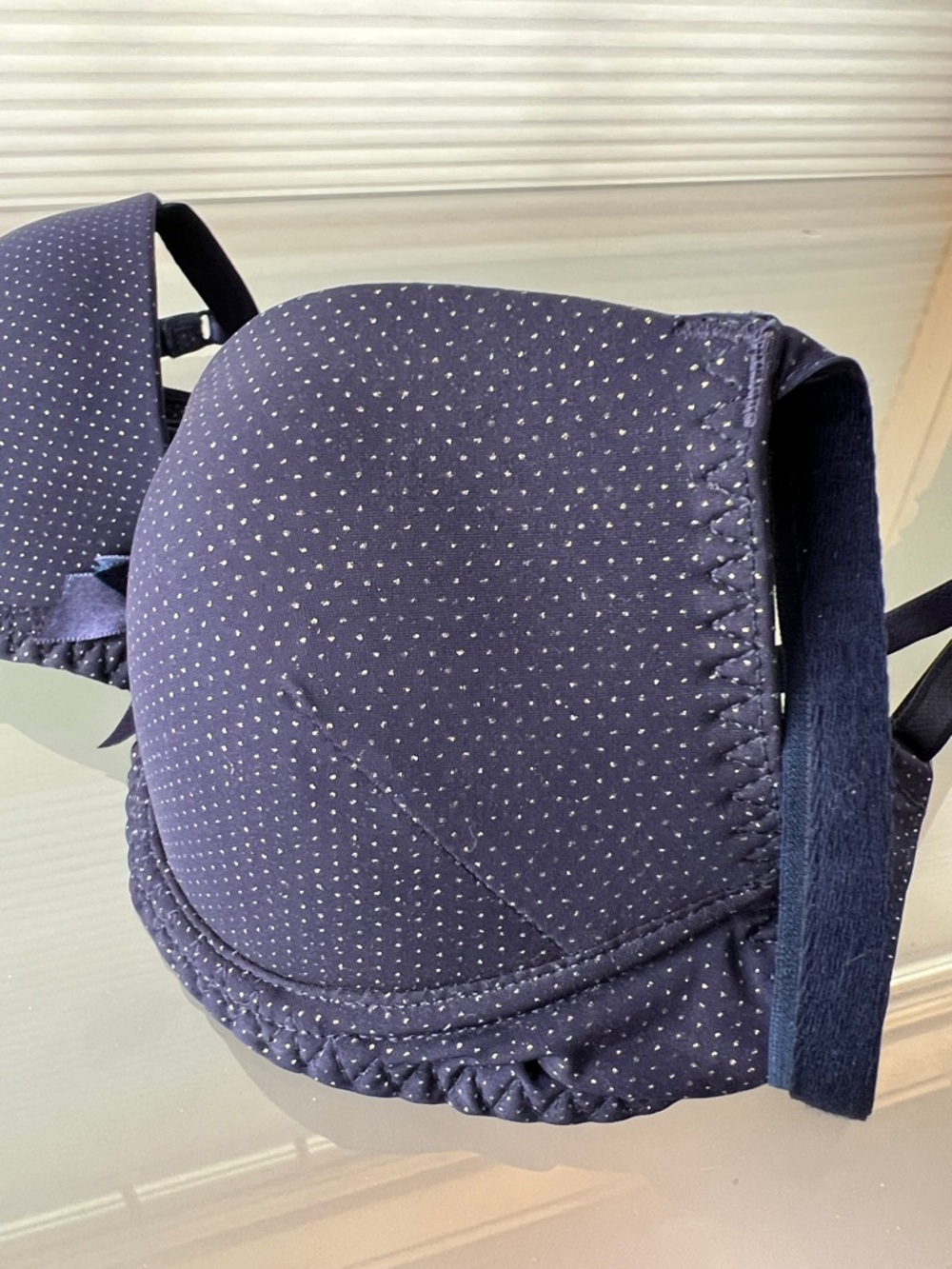 🪐Antigel by Lise Charmel Galaxie Nuit Strassée Contour Bra 32A Navy Blue - Picture 11 of 17